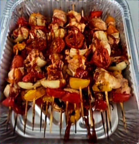 Smoked bbq kabobs